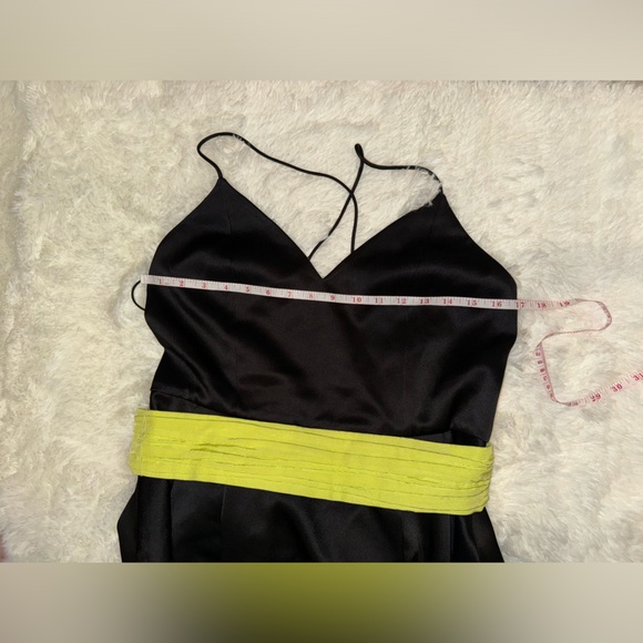 NWOT Alice Olivia Joss bow high low black gown size 12 - Picture 8 of 9